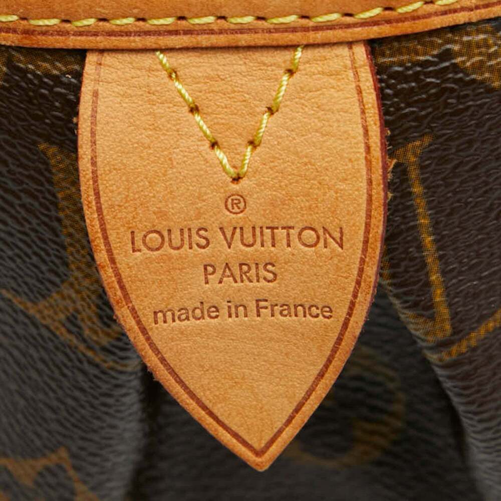 LOUIS VUITTON Brown Monogram Leather Tote Bag - Picture 12 of 13